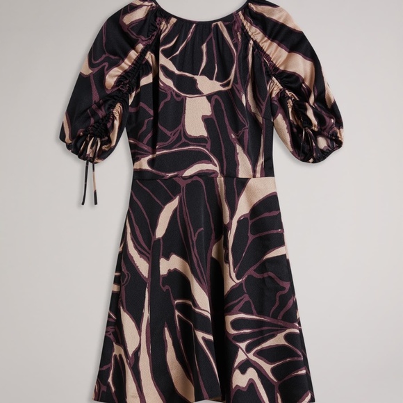 Ted Baker Abstract Print Mini Dress - Picture 2 of 7